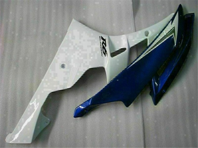 06-07 White Blue Yamaha YZF R6 Motorcycle Bodywork