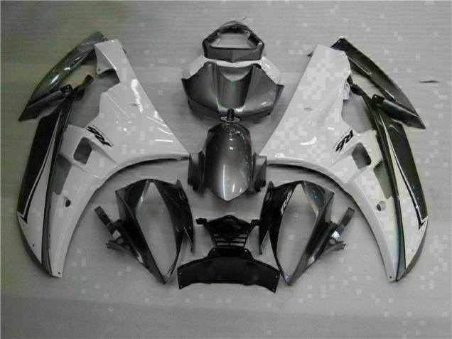 06-07 White Silver Yamaha YZF R6 Motorcycle Fairings 06-07 White Silver Yamaha YZF R6 Motorcycle Fairings