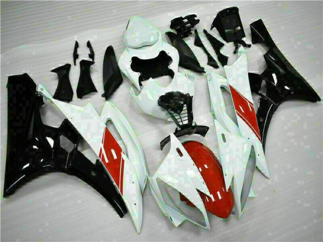 06-07 White Yamaha YZF R6 Motorcycle Fairings 06-07 White Yamaha YZF R6 Motorcycle Fairings