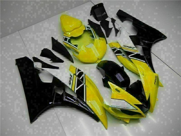 06-07 Yellow Black Yamaha YZF R6 Motorcycle Bodywork 06-07 Yellow Black Yamaha YZF R6 Motorcycle Bodywork