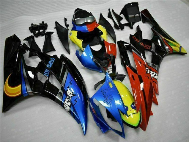 06-07 Yellow Blue Red Yamaha YZF R6 Motorcycle Fairings 06-07 Yellow Blue Red Yamaha YZF R6 Motorcycle Fairings