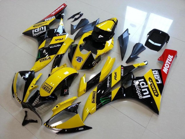 06-07 Yellow Monster Lupi Yamaha YZF R6 Motorcycle Fairings 06-07 Yellow Monster Lupi Yamaha YZF R6 Motorcycle Fairings