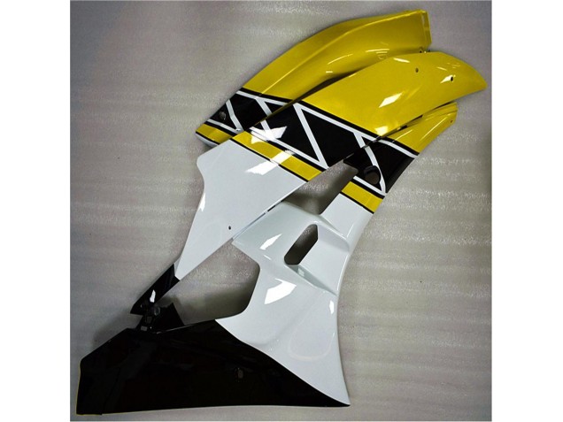 06-07 Yellow White Black Yamaha YZF R6 Motorcycle Fairings 06-07 Yellow White Black Yamaha YZF R6 Motorcycle Fairings