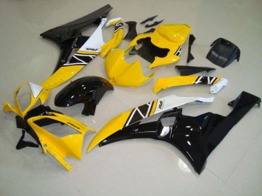 06-07 Yellow Yamaha YZF R6 Full Motorcycle Fairing Kits
