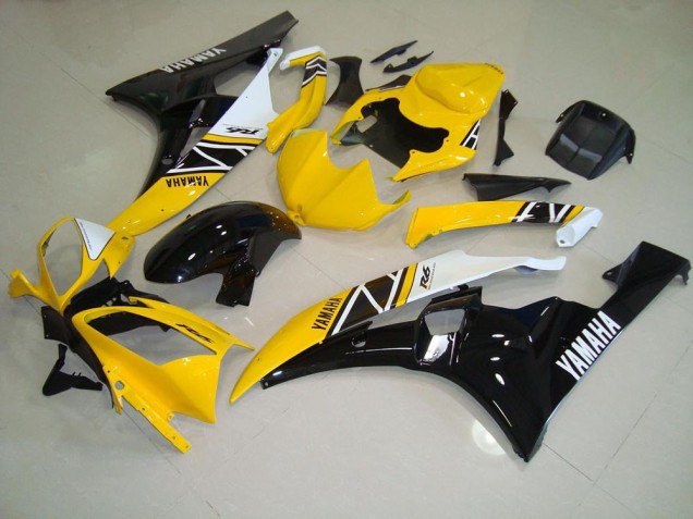 06-07 Yellow Yamaha YZF R6 Motorcycle Bodywork