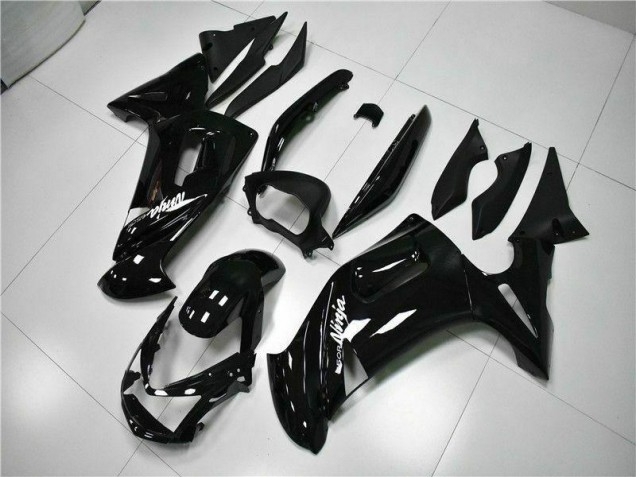 06-08 Glossy Black Kawasaki EX650 Motorcycle Fairings 06-08 Glossy Black Kawasaki EX650 Motorcycle Fairings