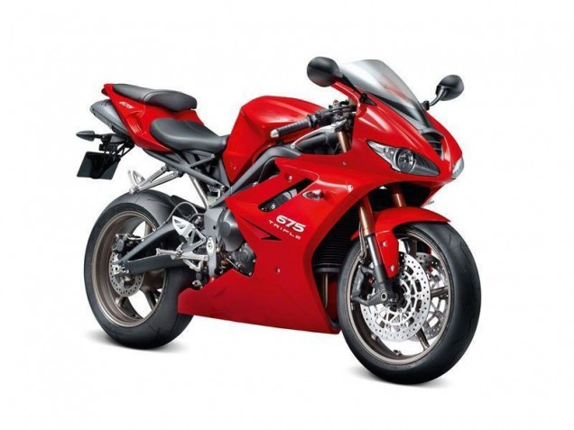 06-08 Red Triumph Daytona 675 Triple Motorcycle Fairings 06-08 Red Triumph Daytona 675 Triple Motorcycle Fairings