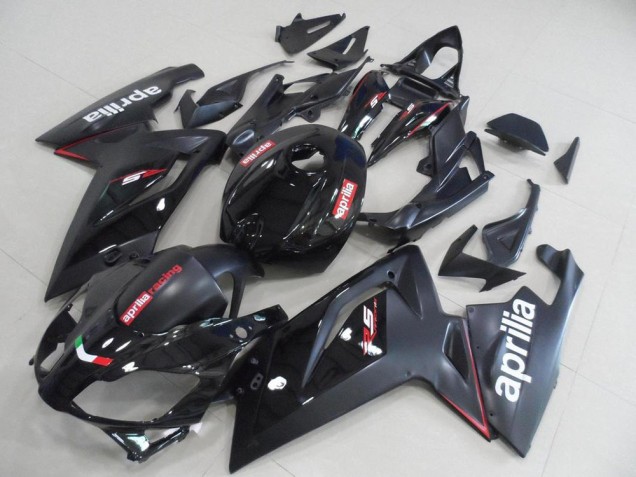 06-11 Black and Matte Black Aprilia RS125 Motorcycle Fairings 06-11 Black and Matte Black Aprilia RS125 Motorcycle Fairings