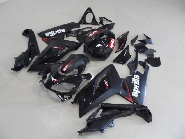 06-11 Black and Red Stripe Aprilia RS125 Motorcycle Fairings 06-11 Black and Red Stripe Aprilia RS125 Motorcycle Fairings