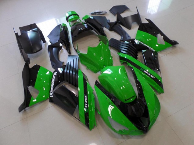 06-11 Green and Black Kawasaki ZX14R ZZR1400 Motorcycle Fairings 06-11 Green and Black Kawasaki ZX14R ZZR1400 Motorcycle Fairings