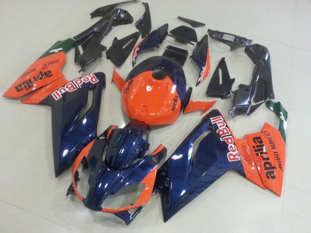 06-11 Orange and Dark Blue Aprilia RS125 Motorcycle Fairings 06-11 Orange and Dark Blue Aprilia RS125 Motorcycle Fairings