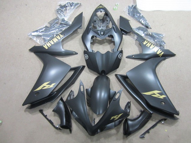 07-08 Black Gold Decal Yamaha YZF R1 Motorcycle Fairings 07-08 Black Gold Decal Yamaha YZF R1 Motorcycle Fairings