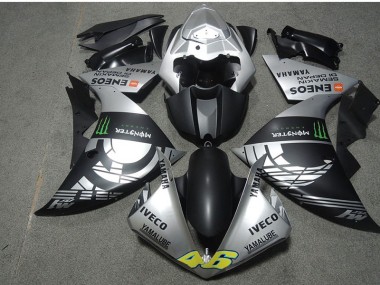 07-08 Black Silver Monster IVECO 46 Honda CBR600RR Motorcycle Fairings