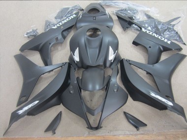 07-08 Black White Decal Honda CBR600RR Motorcycle Fairings