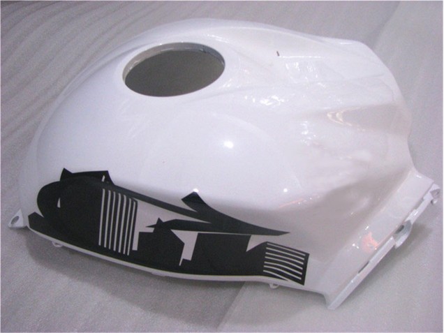 07-08 Black White Honda CBR600RR Motorcycle Fairing 07-08 Black White Honda CBR600RR Motorcycle Fairing