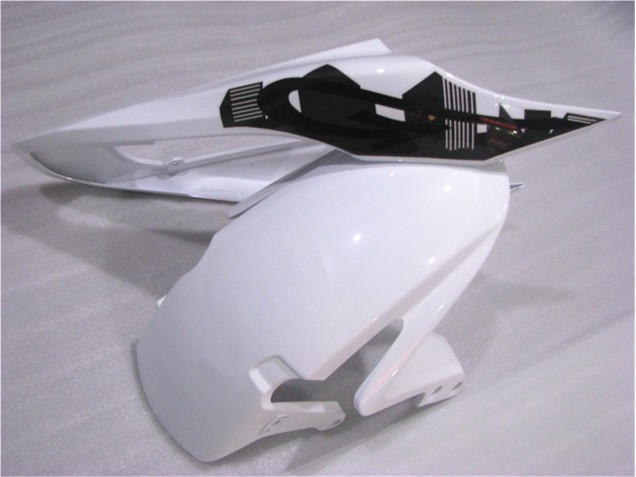 07-08 Black White Honda CBR600RR Motorcycle Fairing 07-08 Black White Honda CBR600RR Motorcycle Fairing