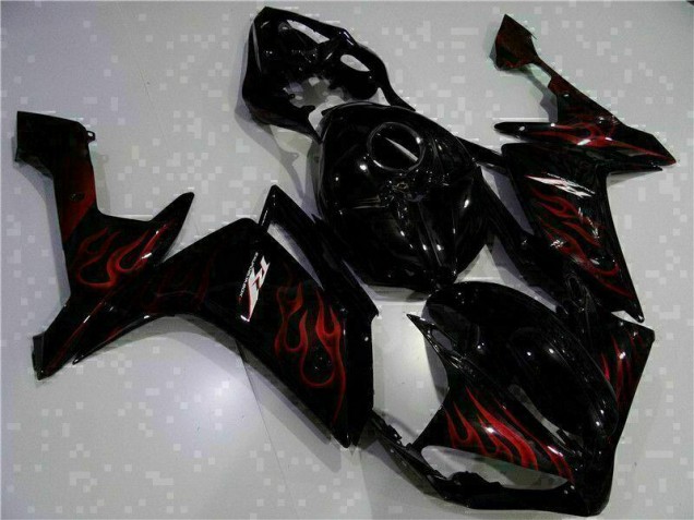 07-08 Black Yamaha YZF R1 Motorcycle Fairings 07-08 Black Yamaha YZF R1 Motorcycle Fairings
