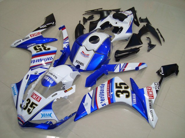 07-08 Blue Stickers Yamaha YZF R1 Motorcycle Fairings 07-08 Blue Stickers Yamaha YZF R1 Motorcycle Fairings