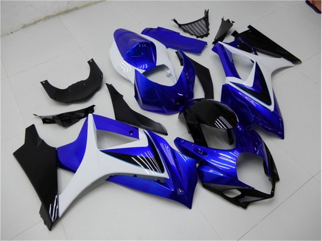 07-08 Blue White Black Suzuki GSXR 1000 Motorcycle Fairings 07-08 Blue White Black Suzuki GSXR 1000 Motorcycle Fairings