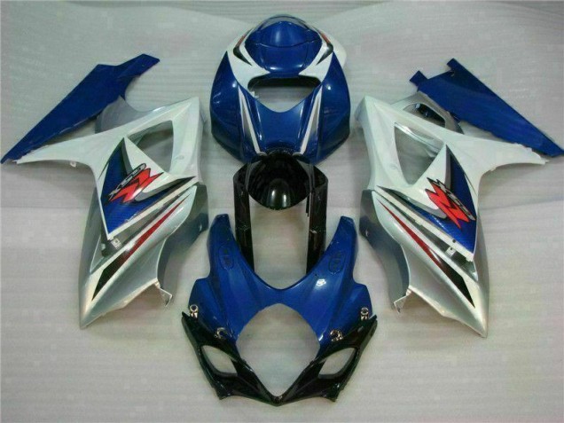 07-08 Blue White Suzuki GSXR 1000 Full Motorcycle Fairing Kits 07-08 Blue White Suzuki GSXR 1000 Full Motorcycle Fairing Kits
