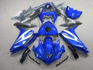 07-08 Blue White Yamaha YZF R1 Motorcycle Fairing