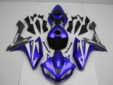 07-08 Blue White Yamaha YZF R1 Motorcycle Fairings