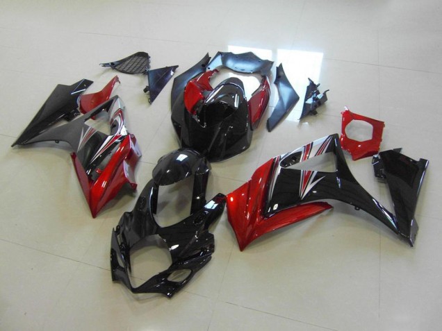 07-08 Red Black No Sticker Suzuki GSXR 1000 Motorcycle Fairings 07-08 Red Black No Sticker Suzuki GSXR 1000 Motorcycle Fairings