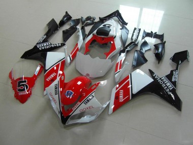 07-08 Red White Stickers Yamaha YZF R1 Motorcycle Fairings