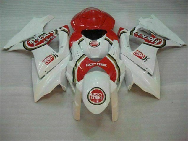07-08 Red White Suzuki GSXR 1000 Motorcycle Fairings 07-08 Red White Suzuki GSXR 1000 Motorcycle Fairings
