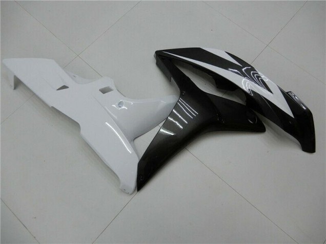 07-08 White Black Honda CBR600RR Motorcycle Fairing