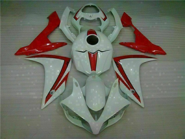07-08 White Red Yamaha YZF R1 Motorcycle Fairings 07-08 White Red Yamaha YZF R1 Motorcycle Fairings