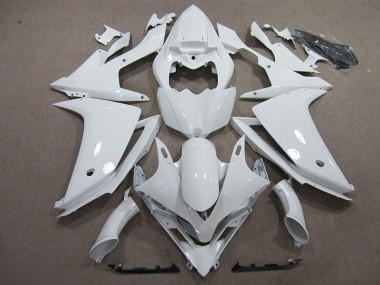 07-08 White Yamaha YZF R1 Full Motorcycle Fairing Kits
