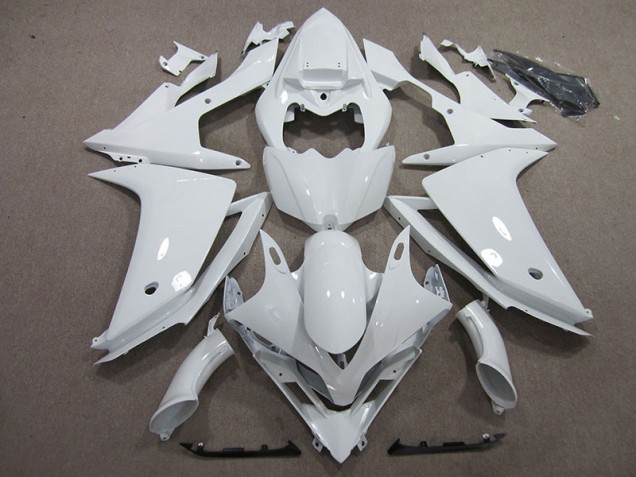 07-08 White Yamaha YZF R1 Full Motorcycle Fairing Kits 07-08 White Yamaha YZF R1 Full Motorcycle Fairing Kits