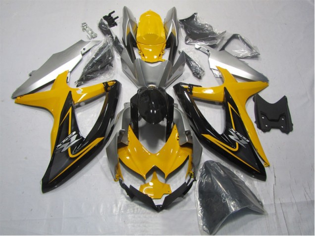 07-08 Yellow Black Suzuki GSXR 1000 Motorcycle Fairings 07-08 Yellow Black Suzuki GSXR 1000 Motorcycle Fairings