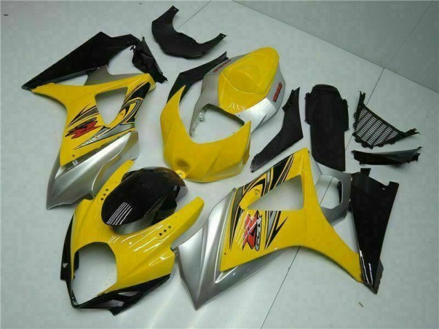 07-08 Yellow Suzuki GSXR 1000 Motorcycle Bodywork 07-08 Yellow Suzuki GSXR 1000 Motorcycle Bodywork