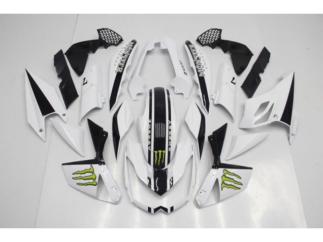 07-09 White Kawasaki Z1000 Motorcycle Fairings 07-09 White Kawasaki Z1000 Motorcycle Fairings