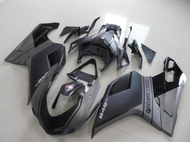 07-14 Black Ducati 848 1098 1198 Motorcycle Fairings 07-14 Black Ducati 848 1098 1198 Motorcycle Fairings