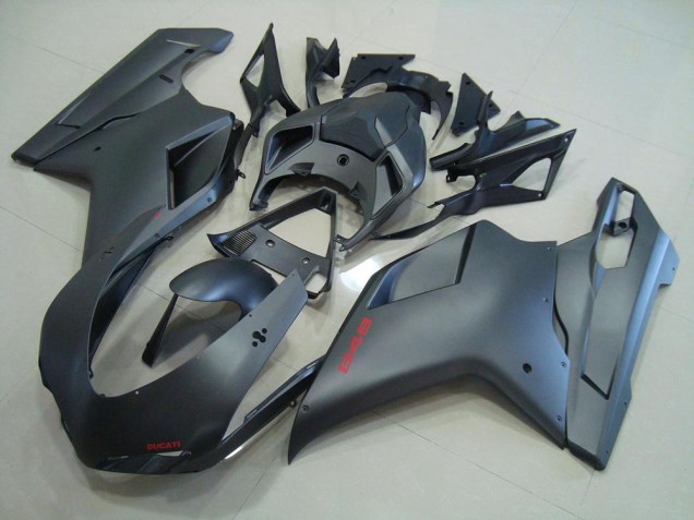 07-14 Matte Black Ducati 848 1098 1198 Motorcycle Fairings 07-14 Matte Black Ducati 848 1098 1198 Motorcycle Fairings