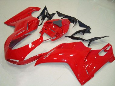 07-14 Red Original Ducati 848 1098 1198 Motorcycle Fairings