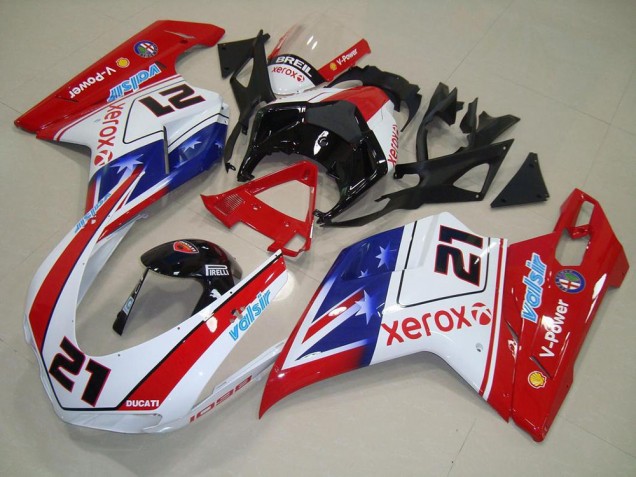 07-14 Xerox 21 Ducati 848 1098 1198 Motorcycle Fairings 07-14 Xerox 21 Ducati 848 1098 1198 Motorcycle Fairings