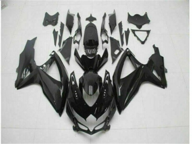 08-10 Black Suzuki GSXR 600/750 Motorcycle Fairings 08-10 Black Suzuki GSXR 600/750 Motorcycle Fairings