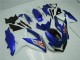 08-10 Blue White Suzuki GSXR 600/750 Motorcycle Fairing Kits 08-10 Blue White Suzuki GSXR 600/750 Motorcycle Fairing Kits