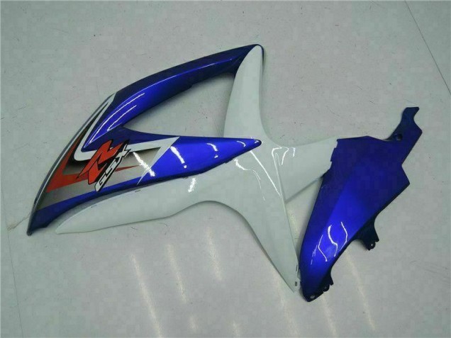 08-10 Blue White Suzuki GSXR 600/750 Motorcycle Fairing Kits 08-10 Blue White Suzuki GSXR 600/750 Motorcycle Fairing Kits