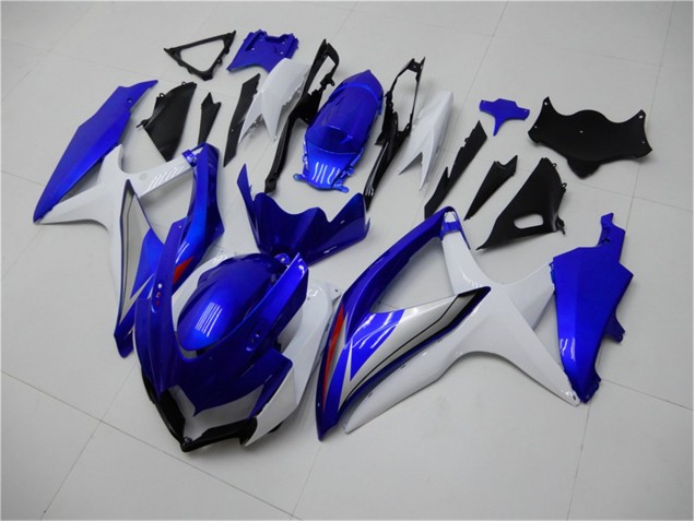 08-10 Blue White Suzuki GSXR 600/750 Motorcycle Fairings 08-10 Blue White Suzuki GSXR 600/750 Motorcycle Fairings