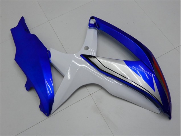 08-10 Blue White Suzuki GSXR 600/750 Motorcycle Fairings 08-10 Blue White Suzuki GSXR 600/750 Motorcycle Fairings