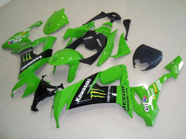 08-10 Green Monster Kawasaki ZX10R Motorcycle Fairing 08-10 Green Monster Kawasaki ZX10R Motorcycle Fairing