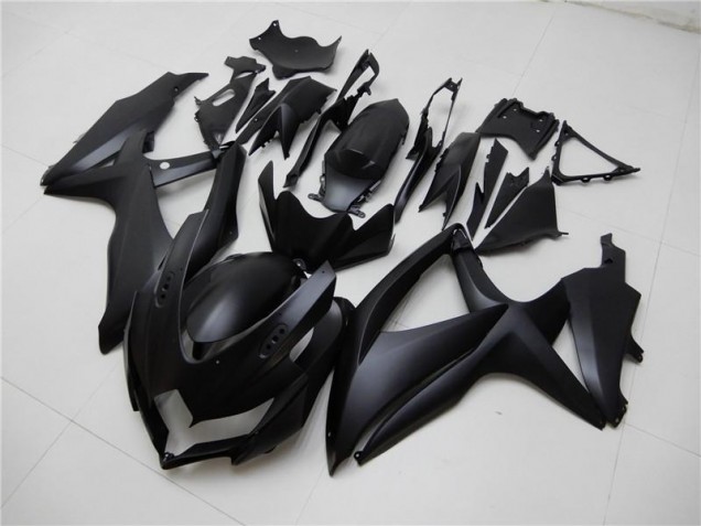08-10 Matte Black Suzuki GSXR 600/750 Motorcycle Fairings 08-10 Matte Black Suzuki GSXR 600/750 Motorcycle Fairings