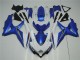 08-10 White Blue Suzuki GSXR 600/750 Motorcycle Fairing 08-10 White Blue Suzuki GSXR 600/750 Motorcycle Fairing