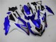 08-10 White Blue Suzuki GSXR 600/750 Motorcycle Fairings 08-10 White Blue Suzuki GSXR 600/750 Motorcycle Fairings