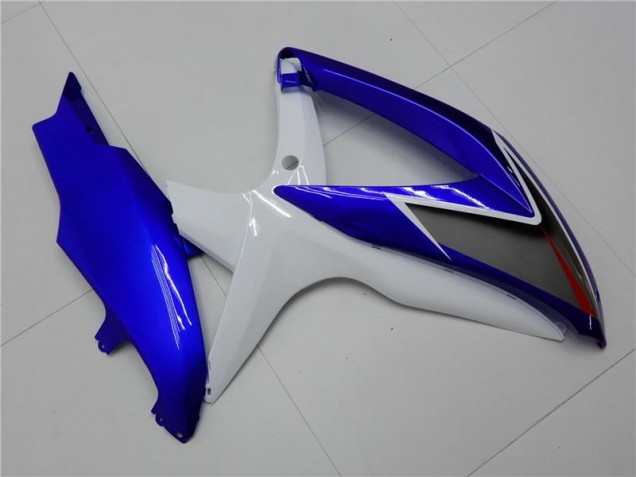 08-10 White Blue Suzuki GSXR 600/750 Motorcycle Fairings 08-10 White Blue Suzuki GSXR 600/750 Motorcycle Fairings